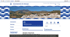Desktop Screenshot of almogia.es