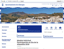 Tablet Screenshot of almogia.es